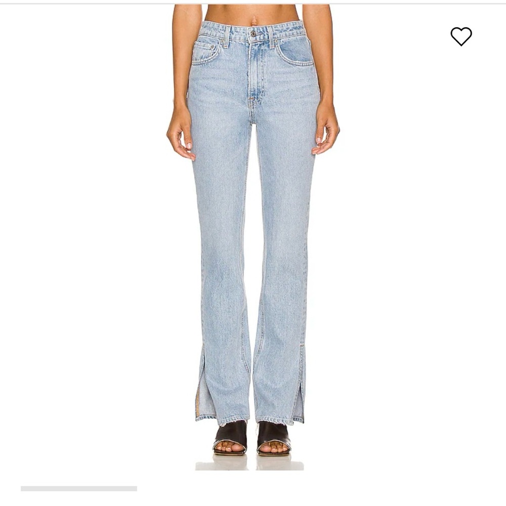 Grlfrnd Harlow High Rise Boot Slit jeans size 26
